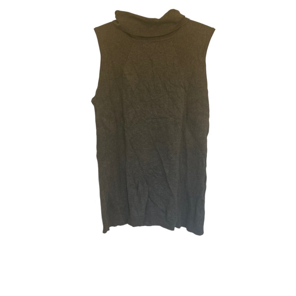 Laura Grey Turtle Neck sleeveless top sz L